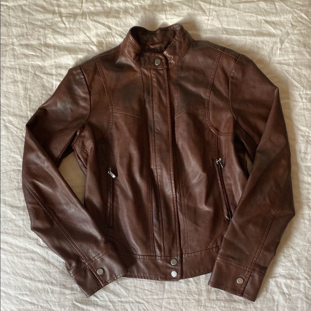 Bernardo Faux Leather Jacket